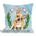 One Bella Casa Personalized Timree Frenchie Throw Pillow HMW5521